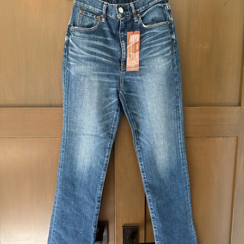 Moussy Deep Blue Straight Leg Jeans